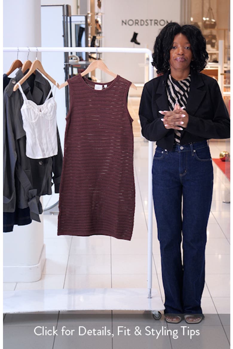 Shane Knit Minidress video