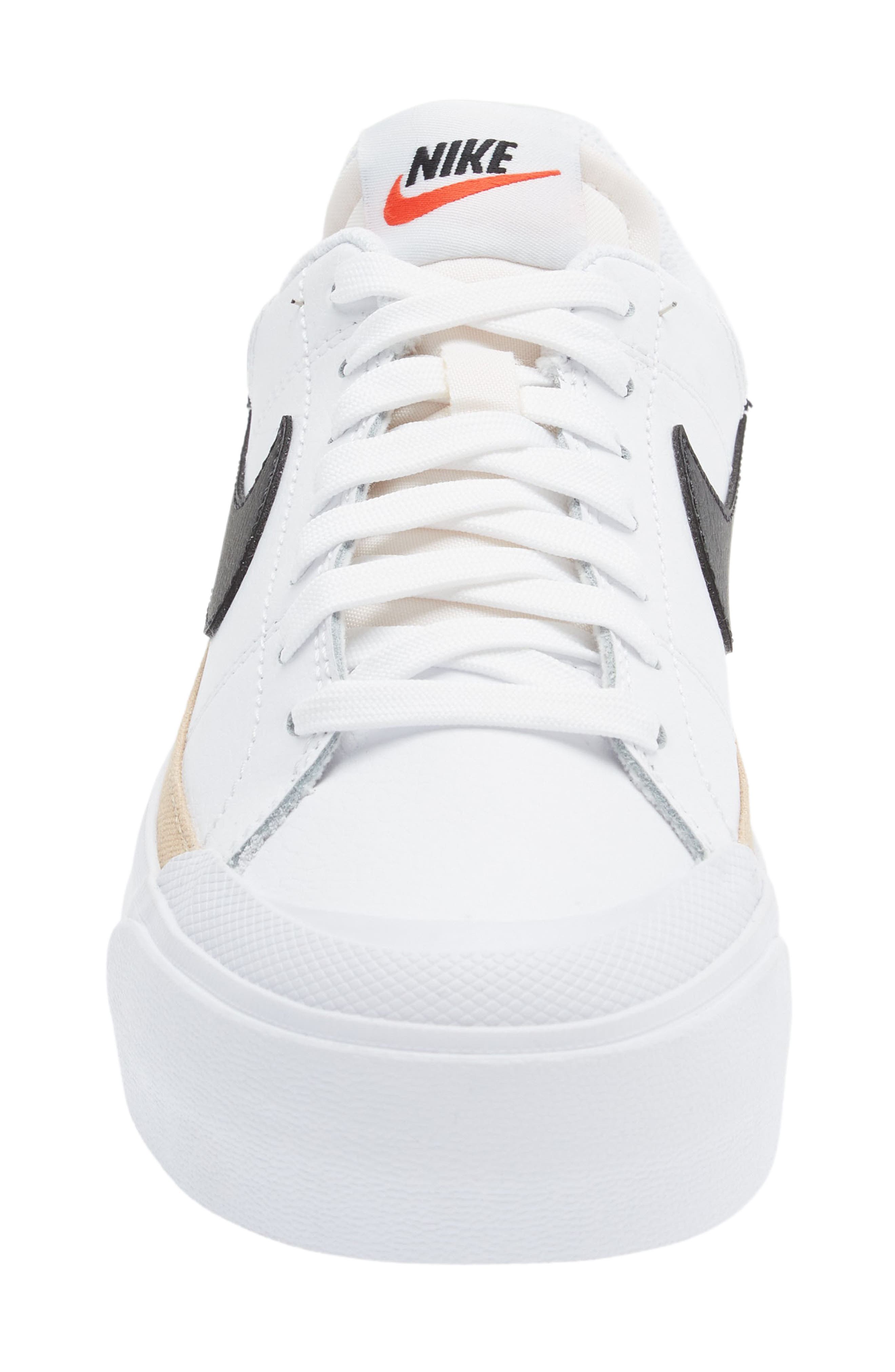 Nike Court Legacy Lift Platform Sneaker, Alternate, color, 100 White/Black