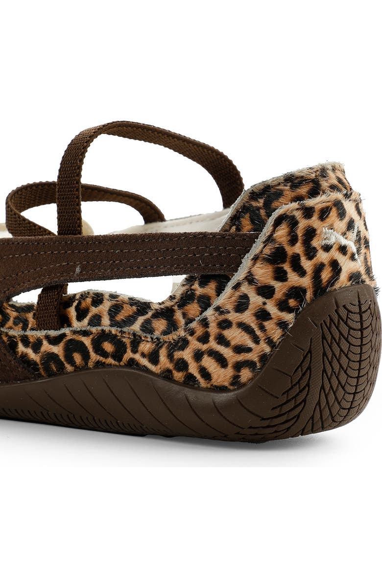 PUMA Kids' Speedcat Ballet Genuine Calf Hair Sneaker, Alternate, color, Chocolate/ Warm White