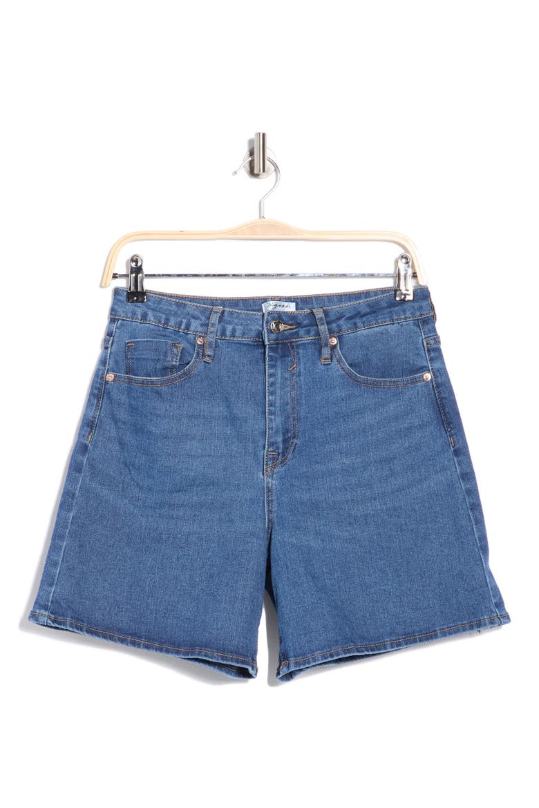 Clean Hem Shorts, Alternate, color, INDIGO