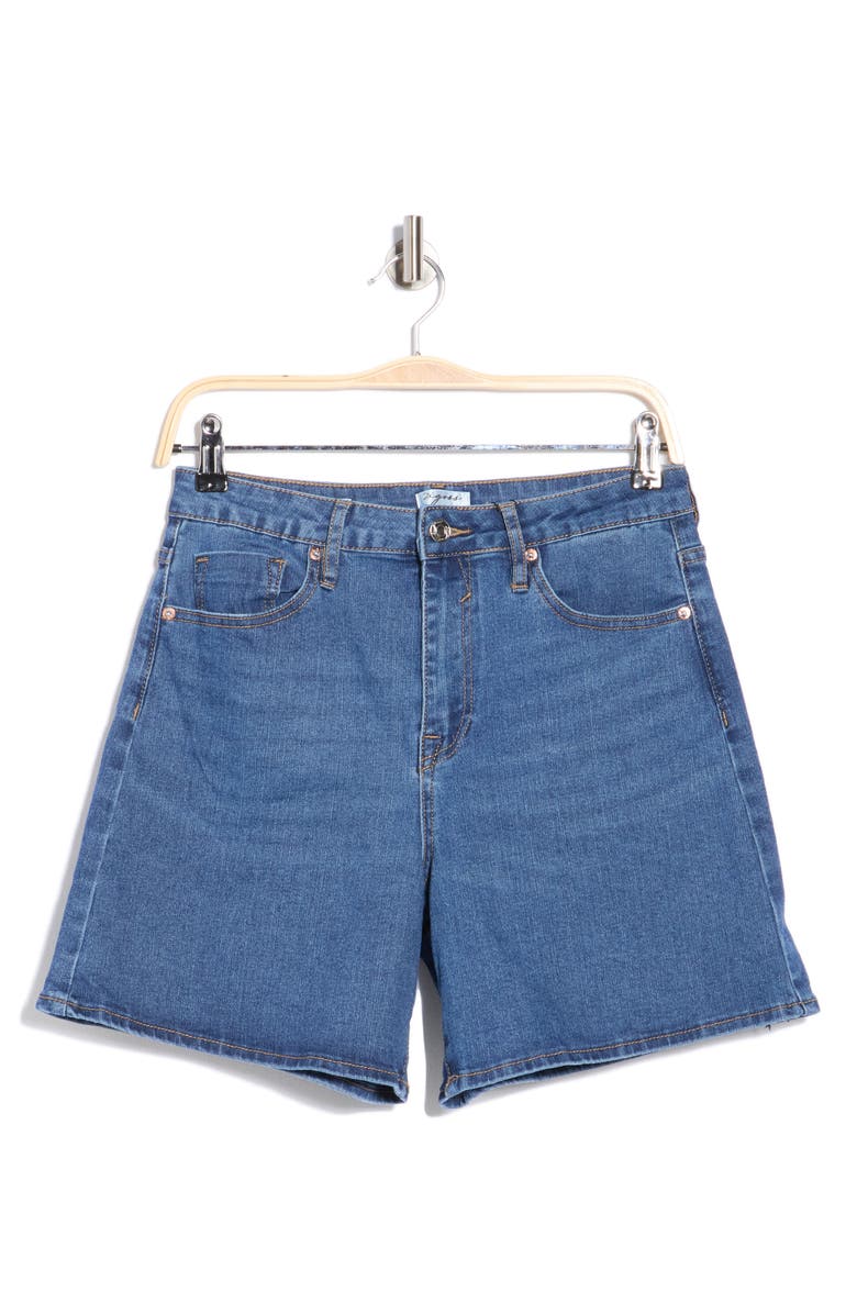 Vigoss Clean Hem Shorts, Main, color, Indigo