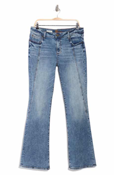 KUT from the Kloth Nicole Seamed High Waist Bootcut Jeans