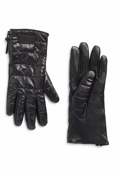 UGG® Faux Fur Lined Quilted Gloves