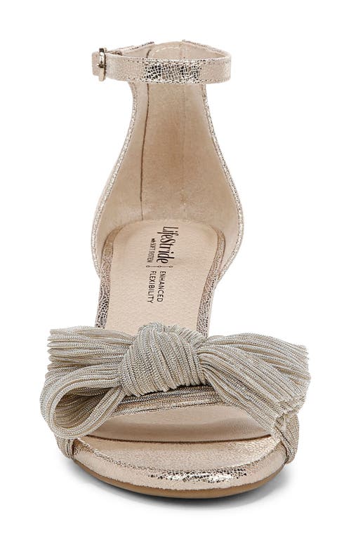 LIFESTRIDE LIFESTRIDE FLORENCE BOW ANKLE STRAP SANDAL 