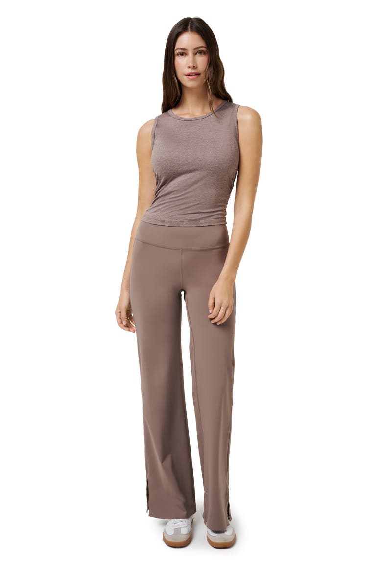 Moveknit Bonded Pants, Alternate, color, TRUFFLE