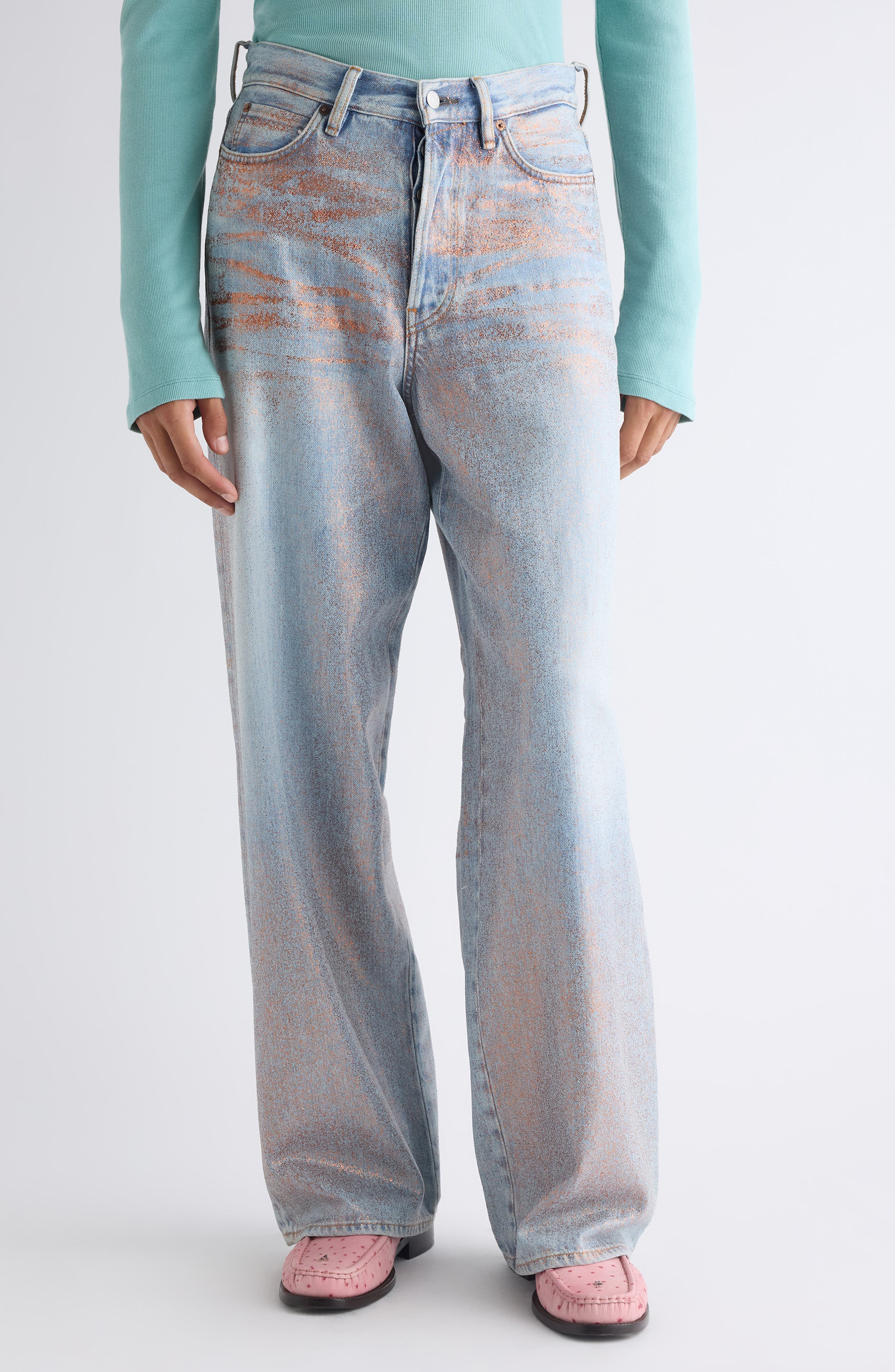 selected ROSE COPPER/ LIGHT BLUE