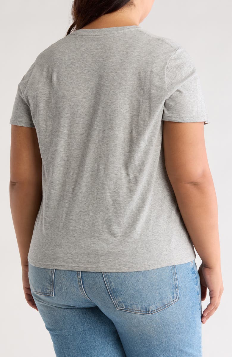 Vince Essential Crewneck Tee, Alternate, color, Heather Grey