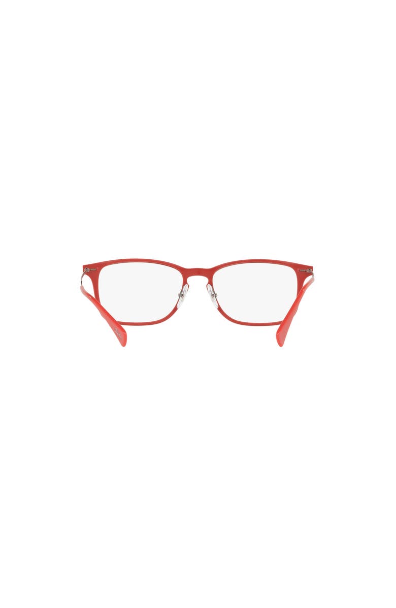 Ray-Ban 56mm Square optical glasses, Alternate, color, Red