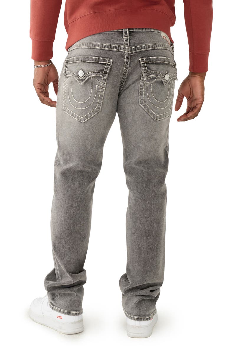 Ricky Big T Flap Straight Leg Jeans, Alternate, color, BOUNTY GREY WASH