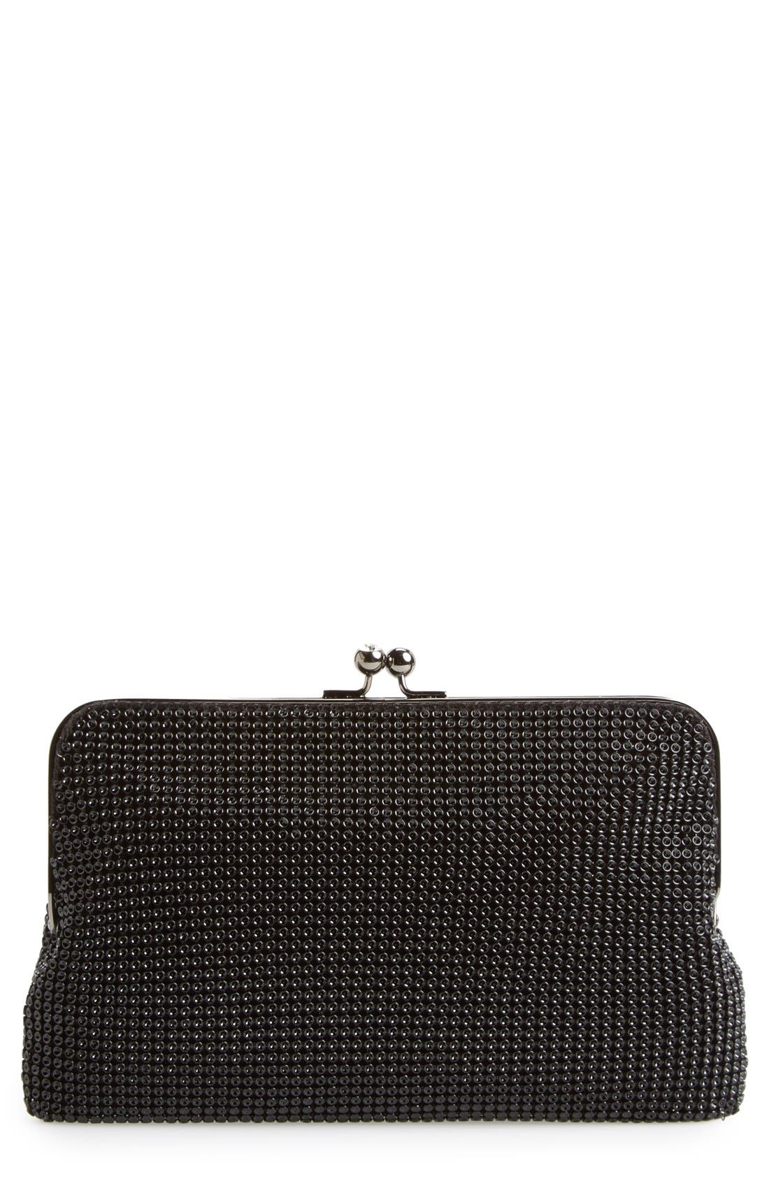 Mesh Clutch, Main, color, BLACK