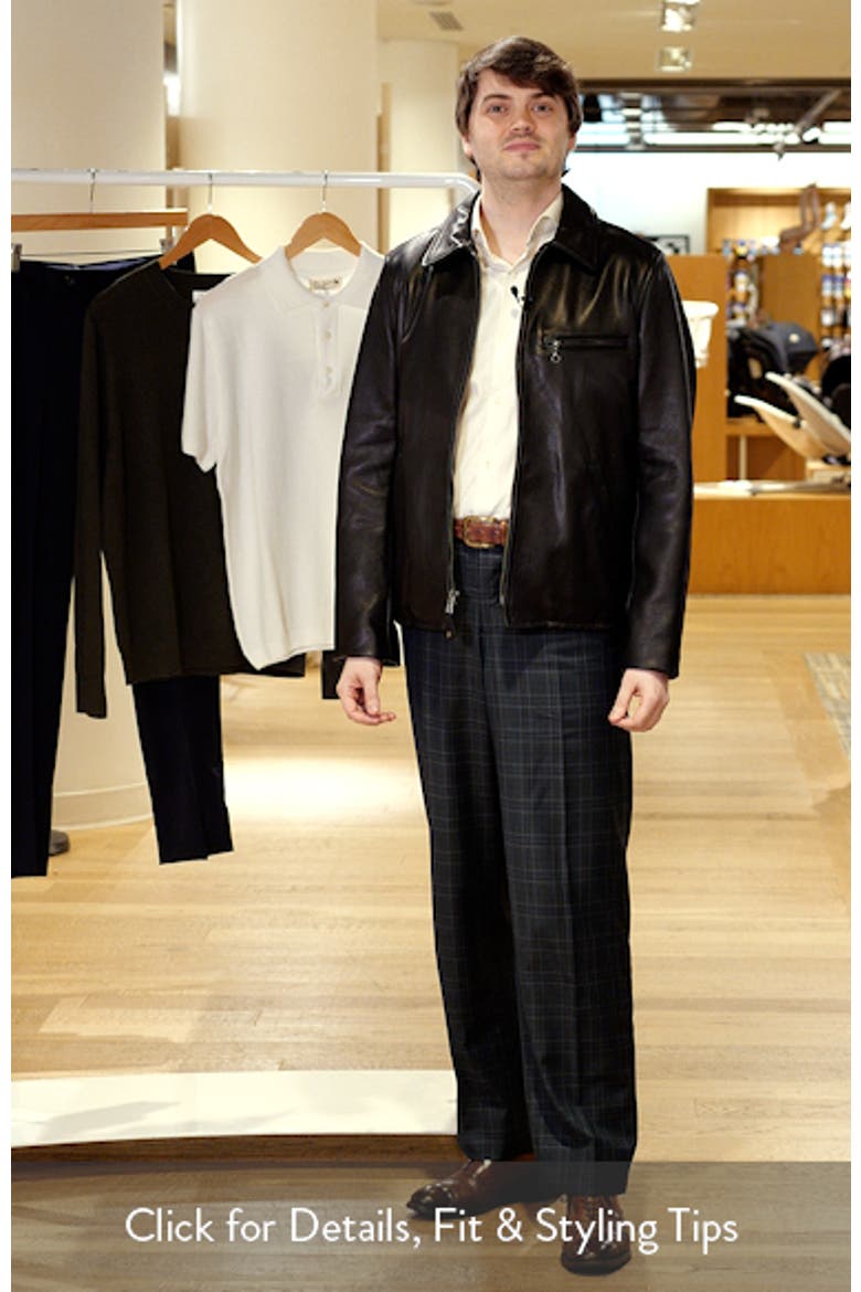 Pebbled Leather Jacket video