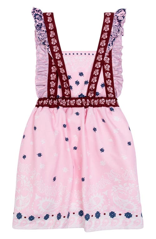 AGUA BENDITA AGUA BENDITA KIDS' VALERY ATMA PLACEMENT PRINT RUFFLE SUNDRESS