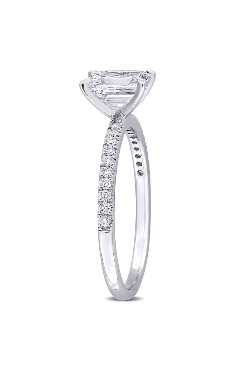 1-1/6 CTW Lab Grown Diamond Engagement Ring 14k, Alternate, color, White Gold