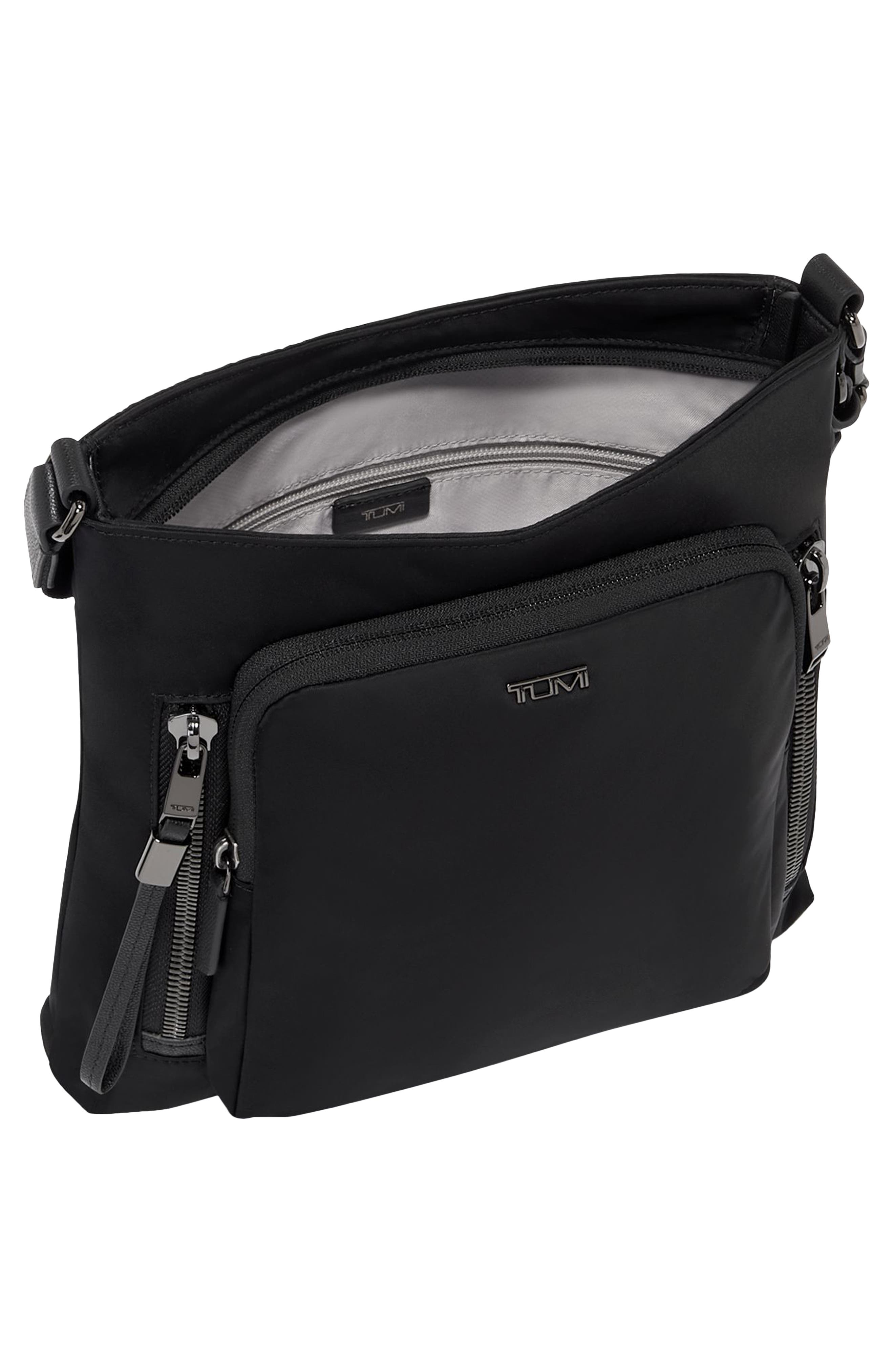 TUMI Tyler Crossbody Bag, Alternate, color, Black/ Gunmetal