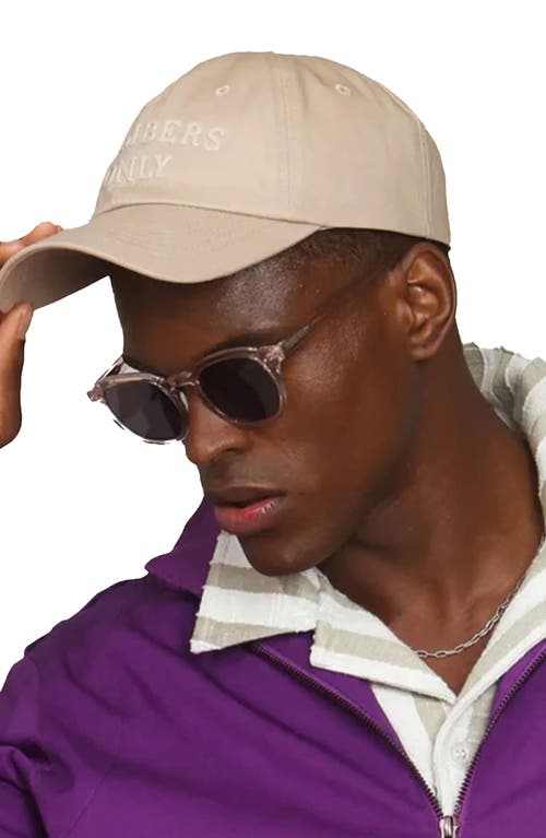 Members Only Washed Baseball Cap In Multi