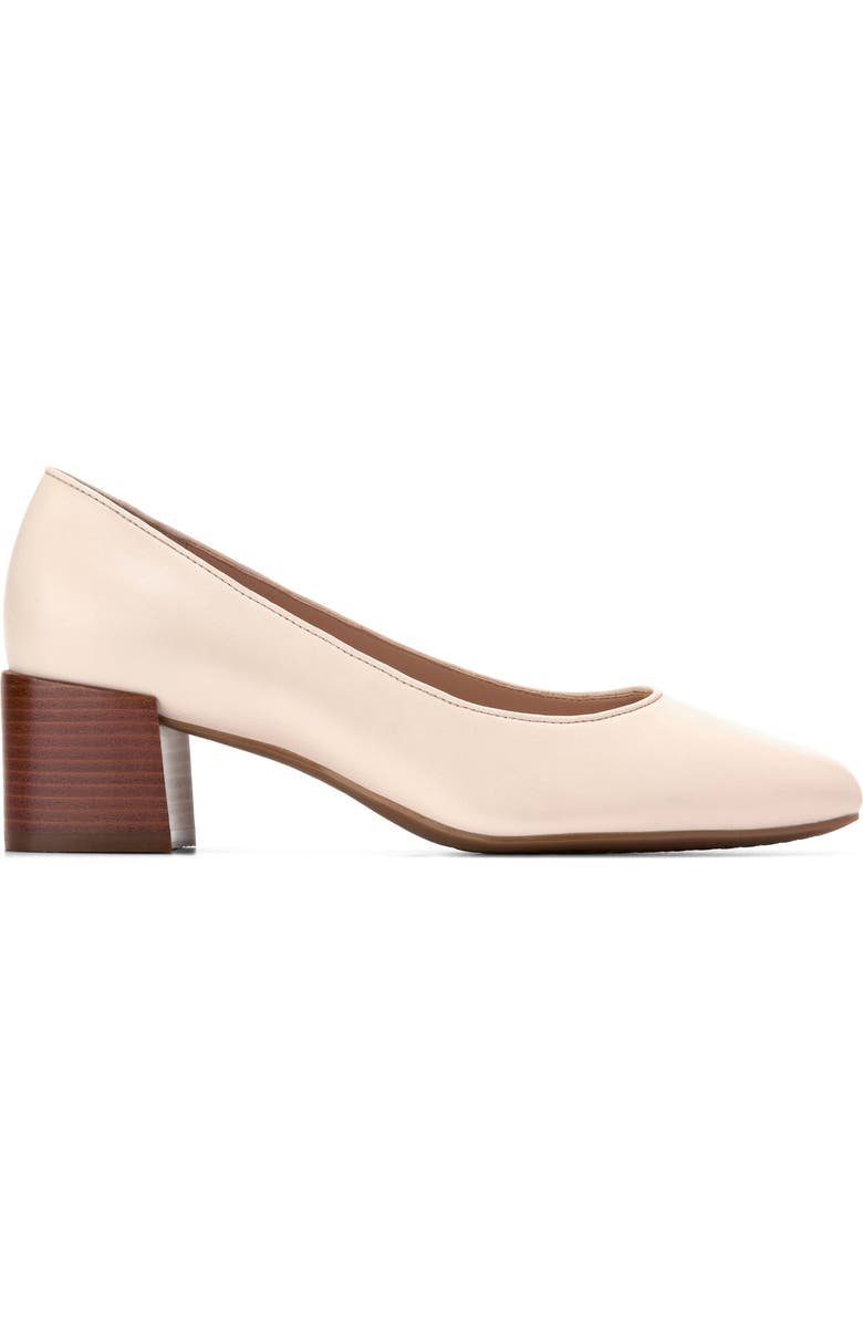 Cole Haan Go-To Shayla Block Heel Pump, Alternate, color, Sand Dollar Leather