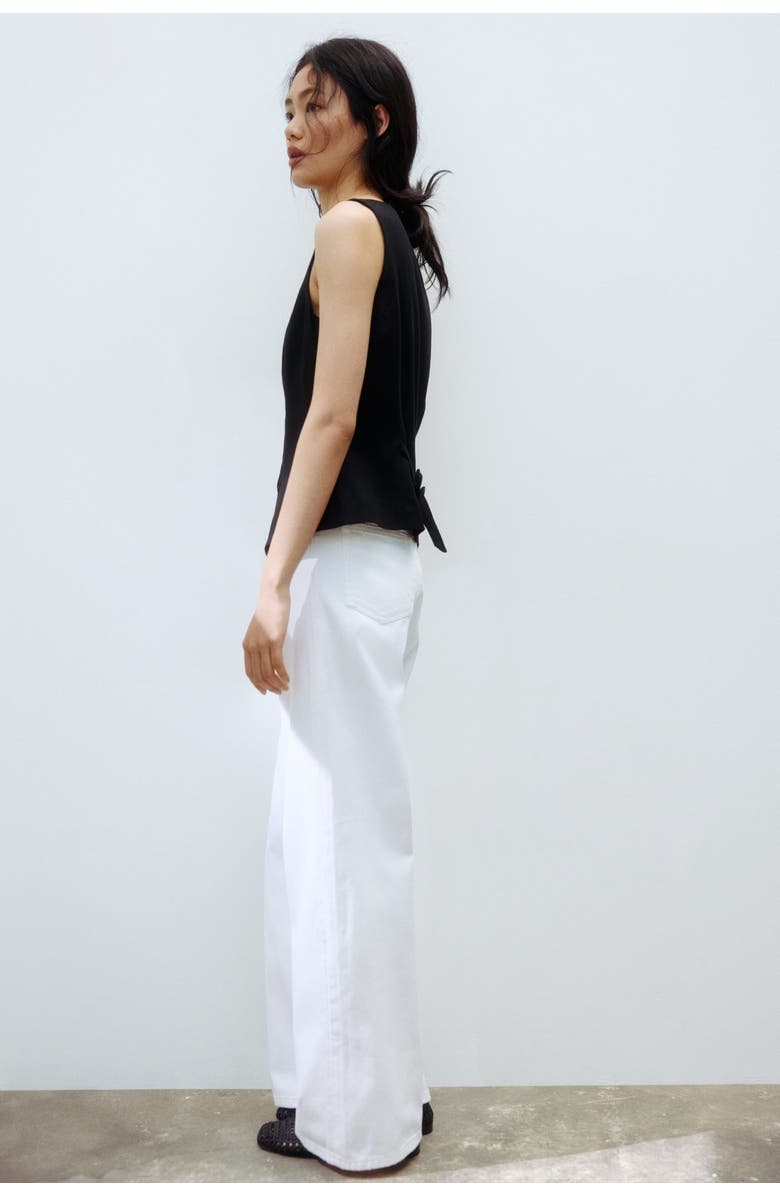 H&M Wide Ultra High Jeans, Alternate, color, 