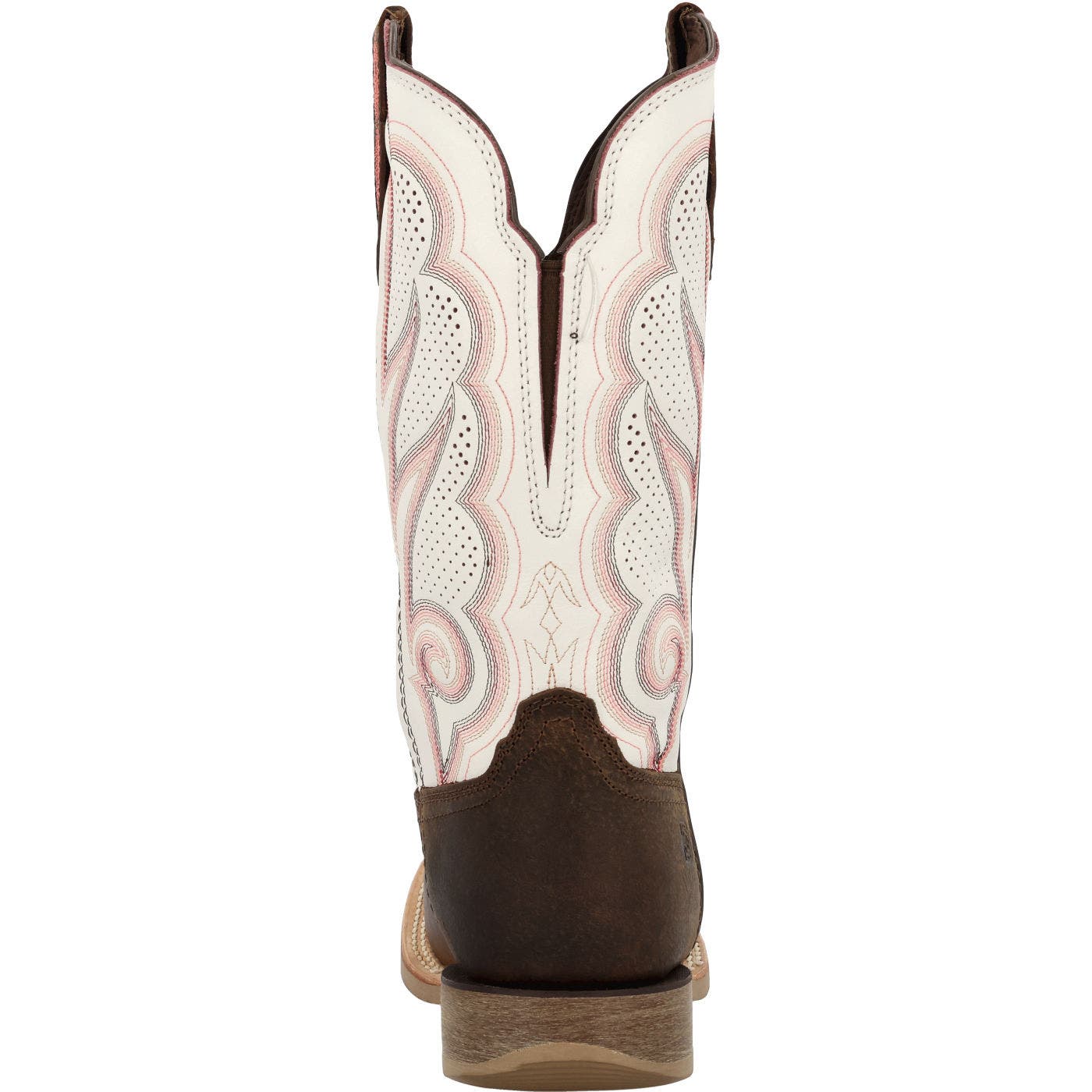 DURANGO Women's White Ventilated Western Boot, Alternate, color, Trail Brown And White