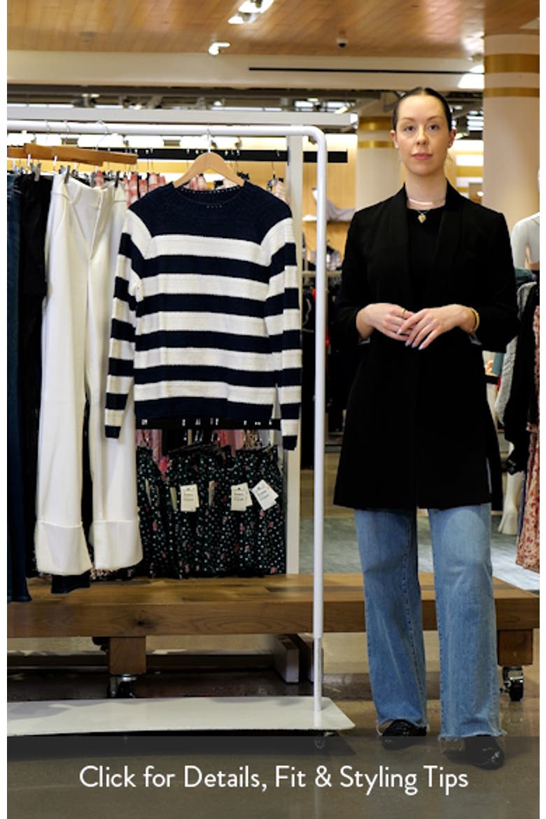 Stripe Lightweight Mix Stitch Sweater video