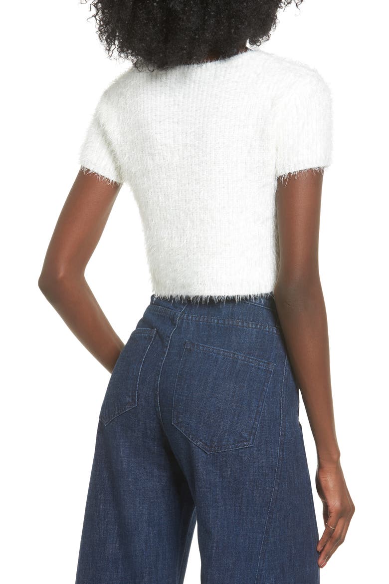 Oracle Crop Sweater, Alternate, color, IVORY