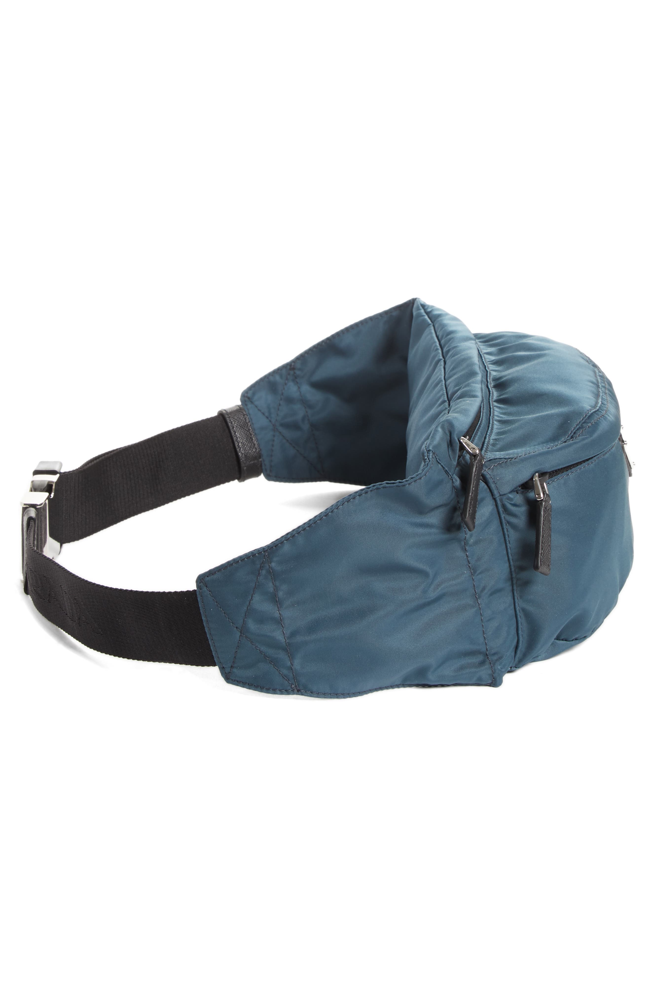 Prada Nylon Belt Bag, Alternate, color, 