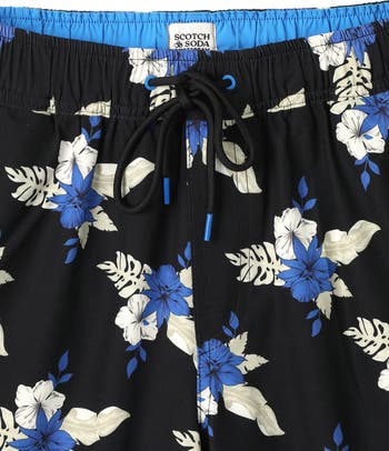 Midnight Garden Swim Trunks
