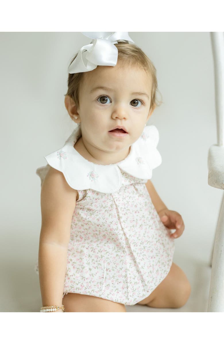 Cuclie Sophie Bubble Romper, Alternate, color, White Multi