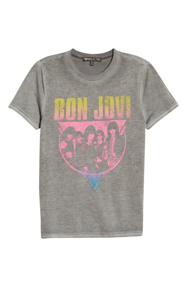 Vinyl Icons Bon Jovi Graphic Tee, Alternate, color, 