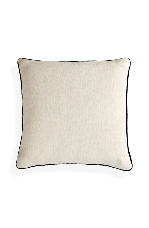 Jonathan Adler Pompidou B&w Pillow In White