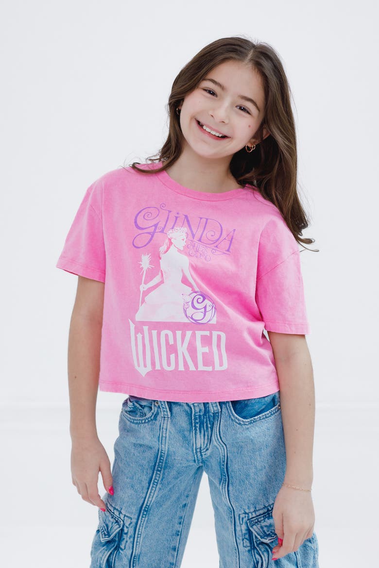 Cropped Drop Shoulder T-Shirt, Alternate, color, Sachet Pink Glinda