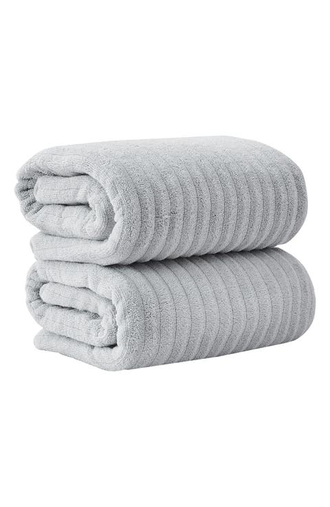 Combed Cotton 2-Pack Bath Towels