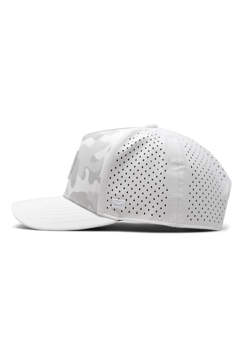 Odysea Stacked Hydro Performance Snapback Hat, Alternate, color, SNOW CAMO