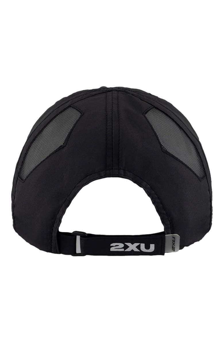 2XU Run Cap, Alternate, color, Black/Black