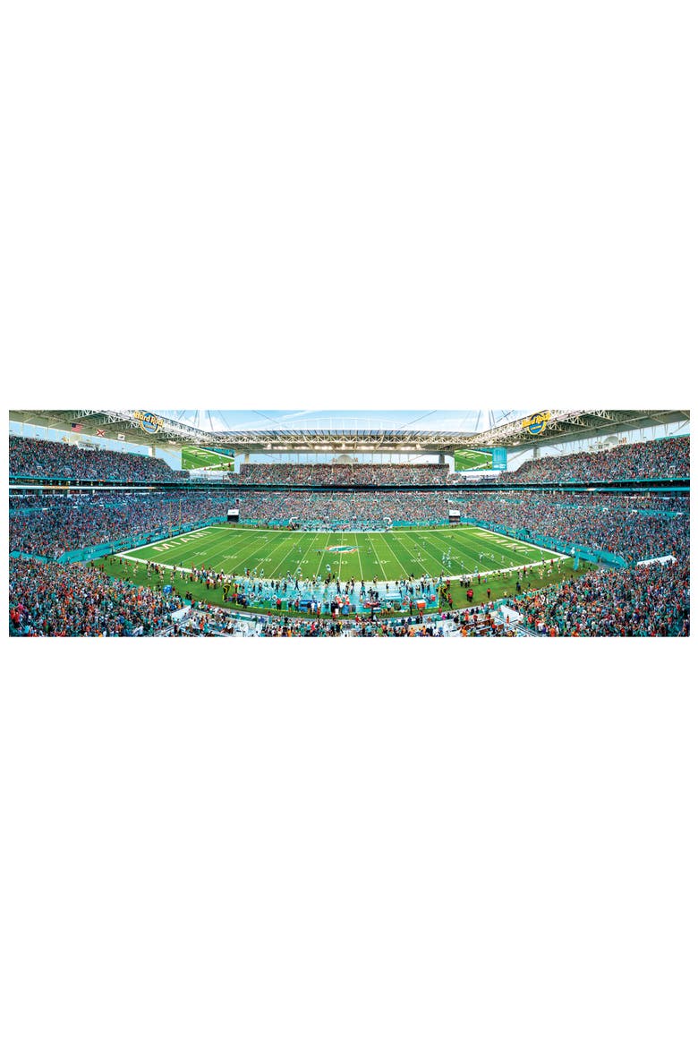 Miami Dolphins 1000pc Panoramic Puzzle, Alternate, color, Multicolor