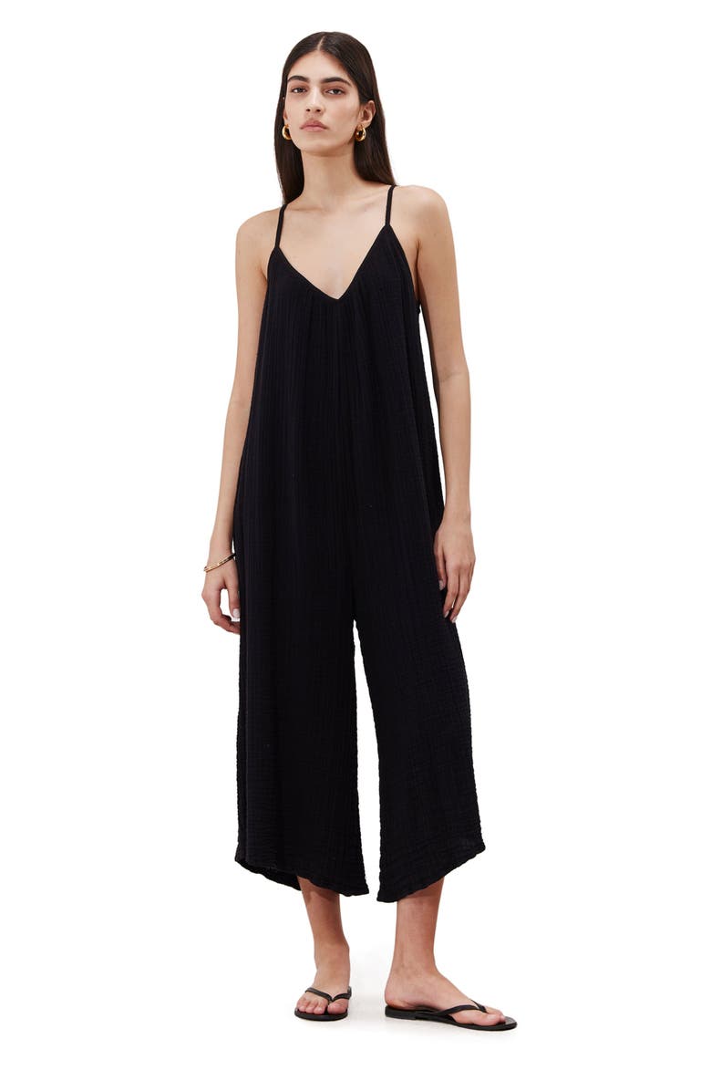 Gottex Beach Life Cloudshore Oversized Jumpsuit Cover-Up, Main, color,