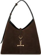 Strathberry Large Kite Suede Hobo Bag