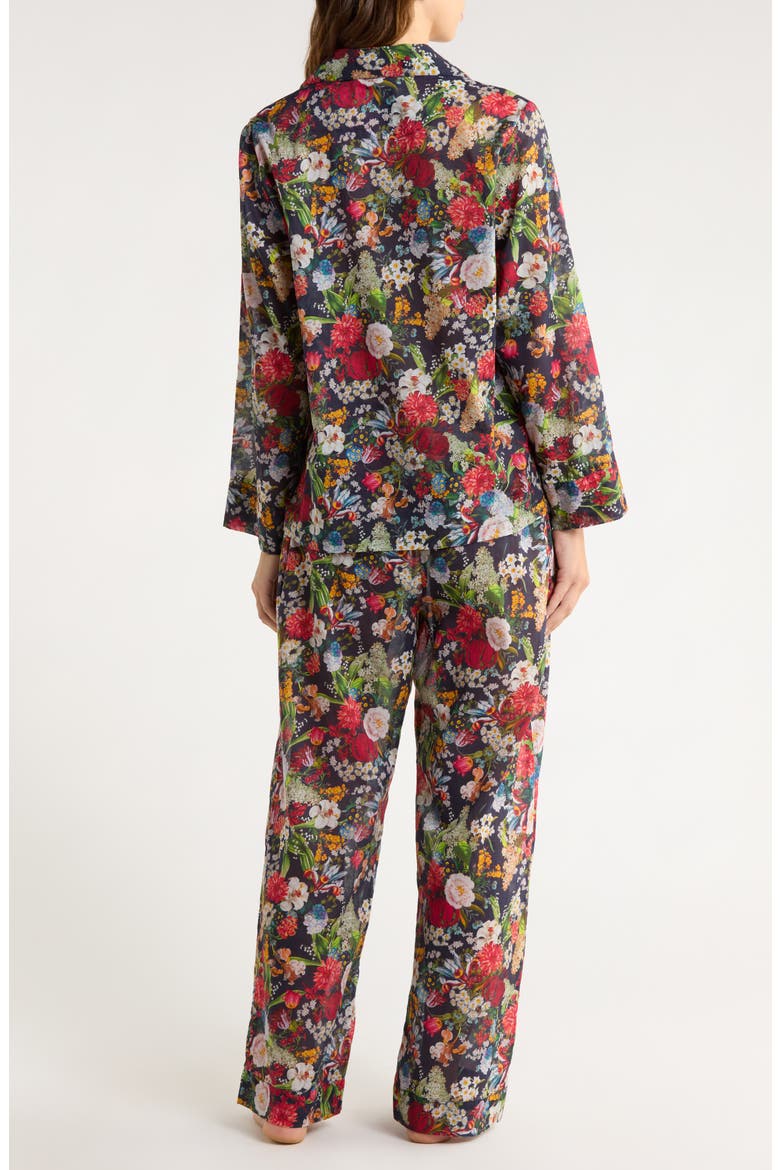 Holly Cotton Voile Pajamas, Alternate, color, NAVY