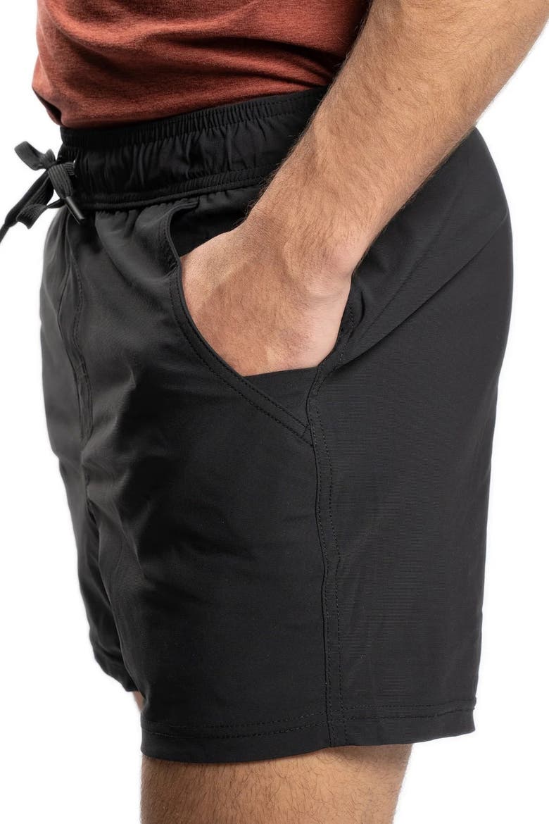Workout Shorts 5 Inch, Alternate, color, Black