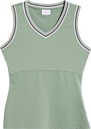 HEAD x Veronica Beard Stripe Knit Tank