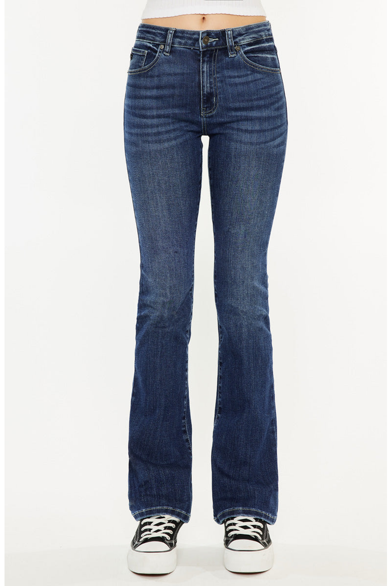 Marla High Rise Skinny Bootcut Jeans, Main, color, Medium Wash