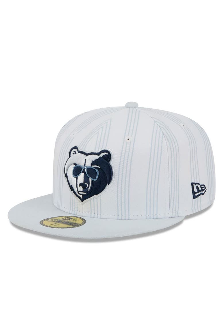Men's New Era White Memphis Grizzlies 2025/26 City Edition Alternate 59FIFTY Fitted Hat, Alternate, color, White