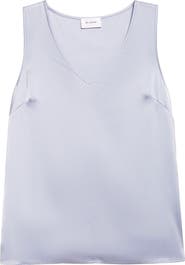 ST. JOHN Liquid Satin V-Neck Tank