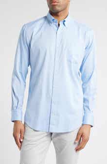 Peter Millar Campbell Solid Stretch Cotton & Modal Blend Button-Down Shirt