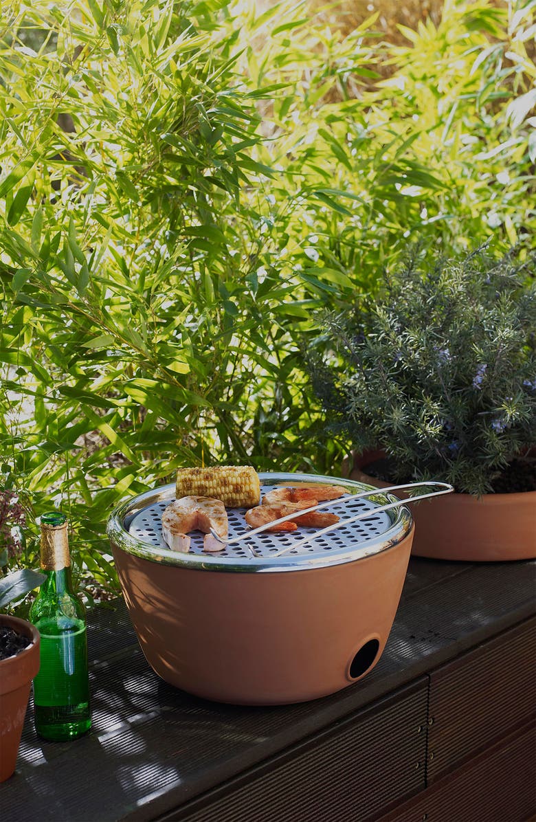 black+blum Two-in-One Planter & Barbecue, Alternate, color,