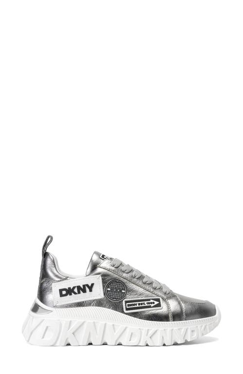 Dkny Lexie Platform Sneaker In Silver