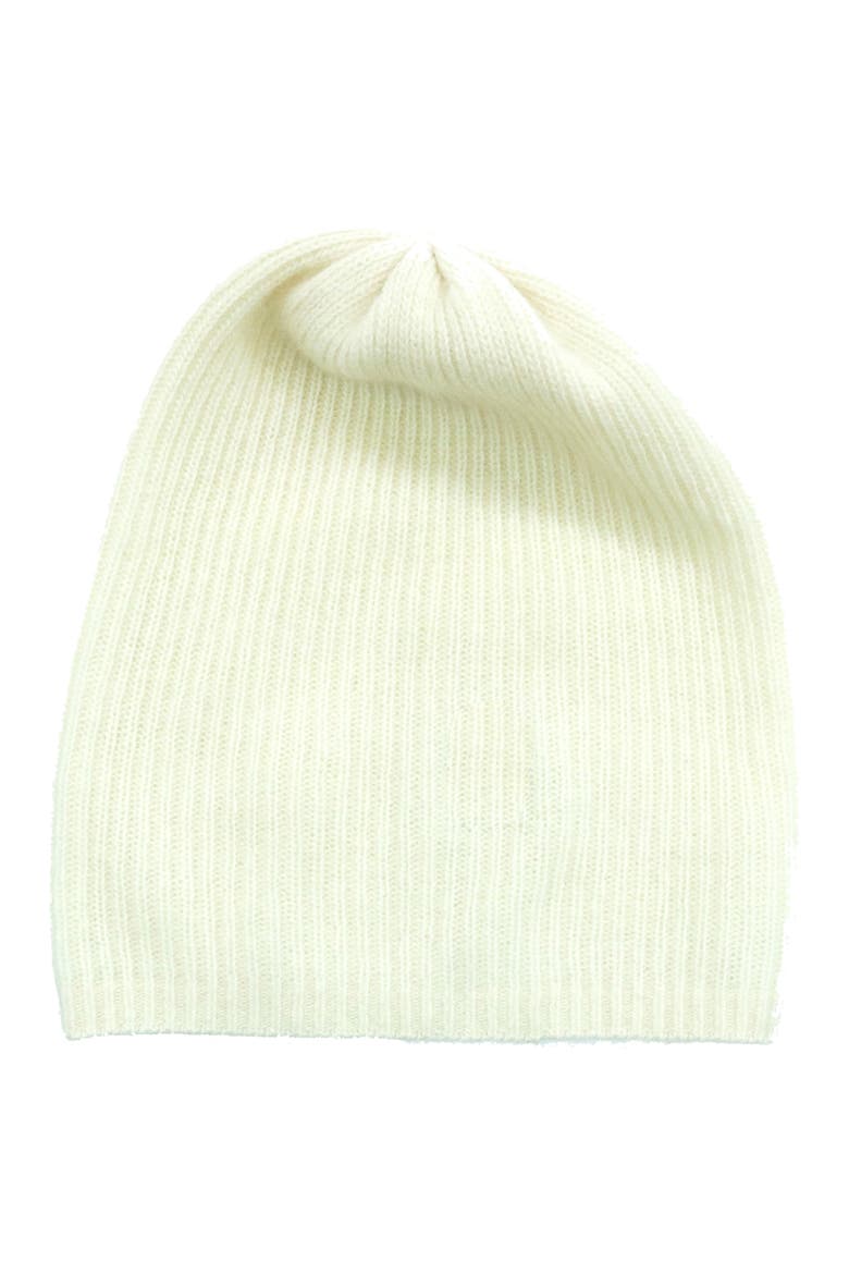 Cashmere Beanie, Main, color, BLEACHED WHITE