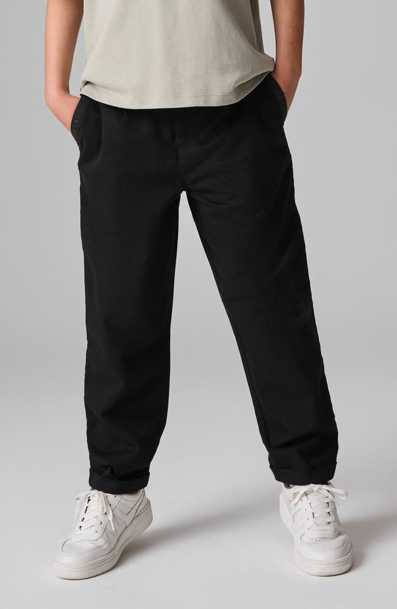 smALLSAINTS by ALLSAINTS Kids' Smart Cotton Pants, Alternate, color, Black