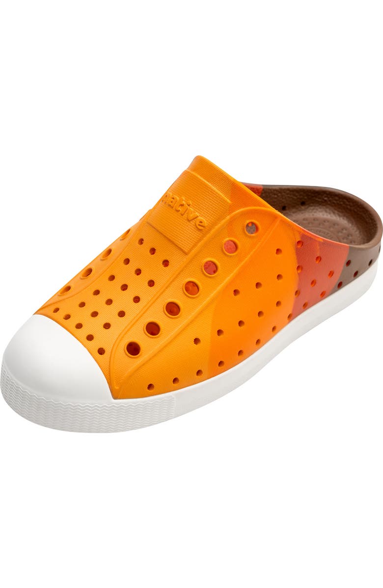 Native Shoes Kids' Jefferson Water Friendly Mule, Main, color, Sunset Roasted Marble/ White