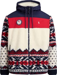 Polo Ralph Lauren Team USA Hybrid Fleece Zip Hoodie