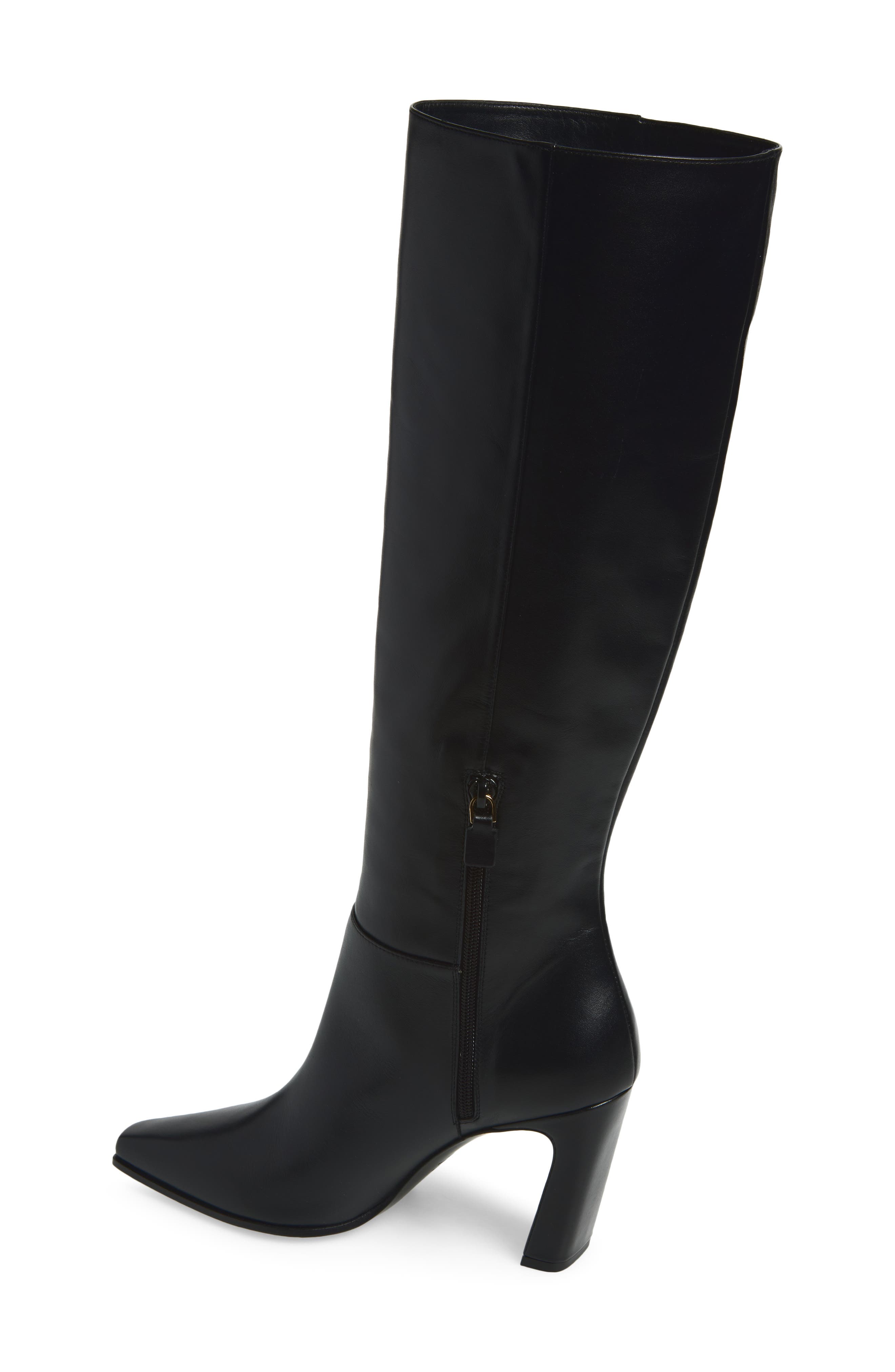 Stassi Knee High Boot, Alternate, color, BLACK
